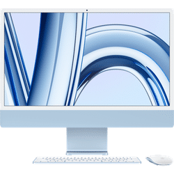 Apple iMac 24" (2023) M3 (8 Core CPU / 10 Core GPU) 8GB/256GB Blau QWERTZ