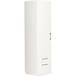 priess Drehtürenschrank Lindau weiß 48 cm x 193 cm x 54 cm