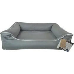 Ollesch Tierbett Lebon Hundebett Lea - Grau Größe: 80 x 60cm grau 60 cm x 80 cm