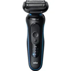 BRAUN 52-B1000S Rasierer Series 5 Blau (EasyClean-System)