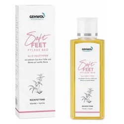 Eduard Gerlach GmbH Fußbädersalz Soft Feet Pflegebad Fußbad mit Mandelöl und Vanille 200 ml Packung gelb