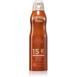 Hawaiian Tropic Glowing Protection Dry Oil Spray schützendes Sonnenspray SPF 15 177 ml
