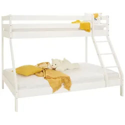 Etagenbett in Weiß ca. 90x200 / 140x200cm