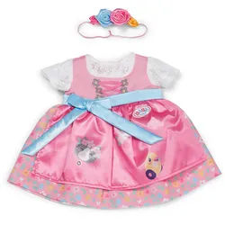 BABY born Rosa Puppen-Dirndl mit Haarband für 43 cm Puppe