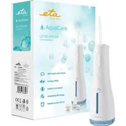 eta Zwischenraumreiniger Aqua Care II ETA470890000, Aufsteckbürsten: 2 St., Munddusche für Zuhause, 4 Reinigungsmodi, Li-Ionen Akku blau|weiß