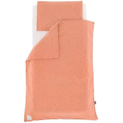 Träumeland Babybettwäsche , Rostfarben , Textil , Stern , 100x135 cm , pflegeleicht, atmungsaktiv, hautfreundlich, schadstoffgeprüft, weiche und anschmiegsame Oberfläche , Schlafen, Babytextil-Kollektionen