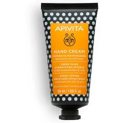 Apivita Intensive Feuchtigkeitshandcreme mit reichhaltiger Textur