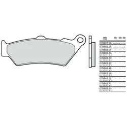 Brembo S.p.A. Bremsbeläge Vintage Sintermetall - 07BB0359