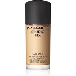 MAC Cosmetics Mini Studio Fix Fluid SPF 15 24HR Matte Foundation + Oil Control mattierendes Foundation SPF 15 Farbton NC17 15 ml