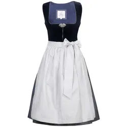 MarJo Dirndl Dirndl Heidi 65er Länge ocean blue/silber blau 44