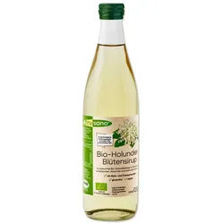 Frusano Bio Sirup Holunderblüten Flüssigkeit 500 ml