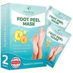 Fußmaske - Hornhaut Socken Fussmaske Vitamine 2 Paar Hornhautentferner St