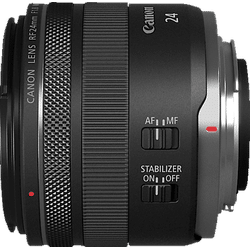 CANON RF 24 mm f./1.8 STM, IS (Objektiv für Canon R-Mount, Schwarz)