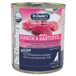 Dr. Clauder Selected Meat Hirsch & Kartoffel 6x800 g