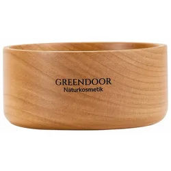 GREENDOOR Rasierschale Kirschholz Rasierseifenschale