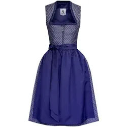 Alpenmärchen Dirndl Dirndl Liane in Blau - ALM1037 gelb 32
