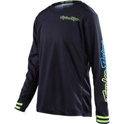 Troy Lee Designs GP Mono Jugend Motocross Jersey, schwarz, Größe S