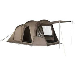 Tambu aufblasbares Zelt TAMBU - HUSIR - Familien Tunnelzelt Air, Personen: 4, 100 % recycelter Polyester, PFC frei braun