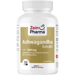 ASHWAGANDHA EXTRAKT 500 mg Kapseln 120 St