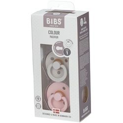 Bibs® Bibs Couleur Beruhigungssauger Haselnuss - Blume 0 - 6 Monate Größe 1