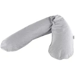 Theraline Stillkissenbezug , Grau , Textil , Punkte , 190 cm , Füttern, Stillen, Stillkissen