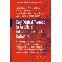 Key Digital Trends In Artificial Intelligence And Robotics, Kartoniert (TB)