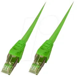 PK 5530 3 - 3 m Cat.5e-Patchkabel, grün, erw. Temp-Bereich
