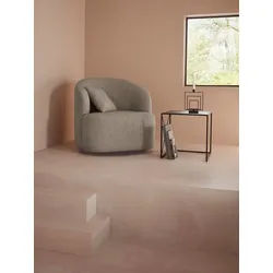 LeGer Home by Lena Gercke Drehsessel Dilara Sessel, gerundete Rückenlehne und Front, in 3 Bezugsqualitäten beige