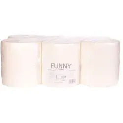 Papierhandtuch-Rolle, 2-lagig, hochweiß, 450 Blatt, Blattabmessung 20 cm, 1 Packung = 6 Rollen