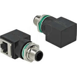 DELOCK 66315 - Adapter M12 8 Pin A-kodiert Stecker > RJ45 Buchse
