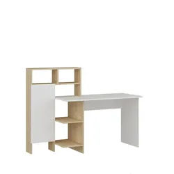 Habitat Garten Schreibtisch bugra weiss , Weiß , Holz , 60x111x135 cm , Büromöbel, Schreibtische, Schreibtische