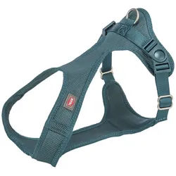 TRIXIE Hunde-Geschirr Comfort Soft Touren-Geschirr petrol Größe: XXS-XS Maße: 25-35 cm / 15 mm