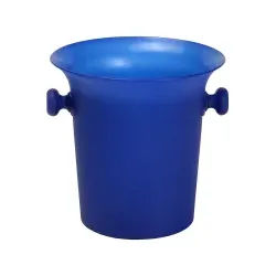 Classic Sekt- und Champagnerkübel, 3 Liter, Champagnerbowl mit eleganter Formgebung, Farbe: königsblau