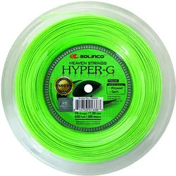 Solinco Tennissaite Hyper G SOFT (Haltbarkeit+Touch) grün 200m Rolle