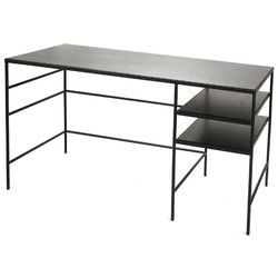 Casa Padrino Schreibtisch Luxus Schreibtisch Schwarz 140 x 60 x H. 76 cm - Moderner Bürotisch - Computertisch - Büromöbel