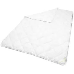 Beautissu Bettdecke BeauNuit SD 135/200 cm Leicht , Weiß , Textil , 135x200 cm , Schlaftextilien, Bettdecken