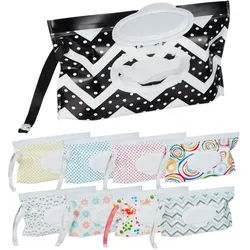 Relaxdays Feuchttücher Taschen 9er Set Weiß,Grau,Hellblau