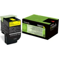 Lexmark 70C2HY0 (702HY) - Gelb - Toner - Hohe Kapazität