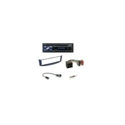 Radioeinbauset 1-DIN Smart ForTwo BR450 blau + Caliber RCD122 Autoradio mit CD/USB/AUX-IN/MP3/WMA