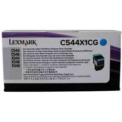 LEXMARK C544X1CG CYAN TONER - 4000 SEITEN FÜR C-544N