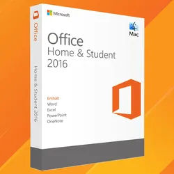 Microsoft Office 2016 Home and Student MAC | Sofortdownload + Produktschlüssel