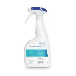 Dr. Schumacher DESCOSEPT SPEZIAL Schnelldesinfektion, alkoholfrei, Flächendesinfektion mit hohem Reinigungseffekt für alkoholempfindliche Flächen, 750 ml - Sprühflasche