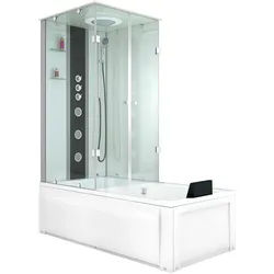 AcquaVapore Whirlpool Dusche Kombination K05-R02-WP-EC Duschtempel 90x180 cm