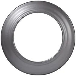 Rosette FIREFIX, grau, Ø Innen 120mm, Stahlblech, Unterlegscheiben, starr, für Rauchrohranschlüsse