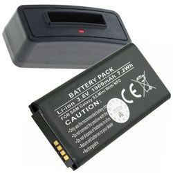Ladegerät und Akku mit NFC passend für Samsung Galaxy S5 Mini BG8000BBE