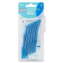 TePe Interdentalbürsten Interdentalbürsten Angle blau 0,6mm ISO 3, 6 St