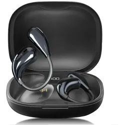 ZEUOPQ Galvanisiertes OWS Bluetooth-Headset, kabellos und lange Akkulaufzeit Bluetooth-Kopfhörer schwarz