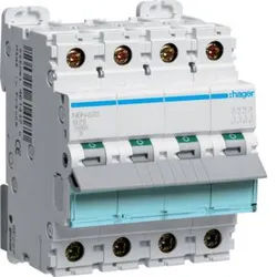 Hager NBN625 Leitungsschutzschalter B25A 3P+N