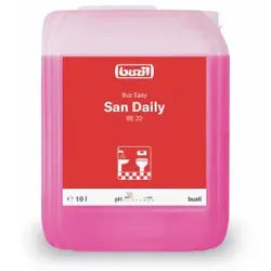 Buzil Buz® Easy San Daily BE 20 Sanitärunterhaltsreiniger, Entfernt Kalkseife, Kalk, Wasser- und Urinstein mühelos und streifenfrei, 10 Liter - Kanister