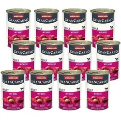 ANIMONDA GranCarno Adult Dog mit Herzen 12x400g